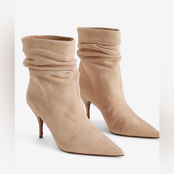 Brian Atwood x Express Suede Slouch Boots - Picture 4 of 4